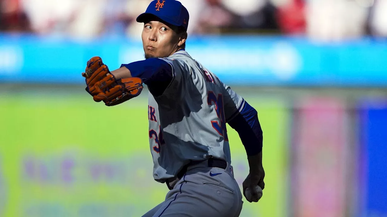 Mets starter Kodai Senga pitches 2 innings in Game 1 of NLDS against Phillies