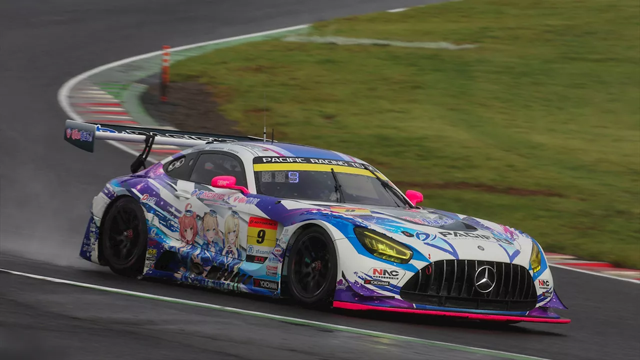 雨で予選中止のSUPER GT 第6戦！ ウェット路面でグランツーリスモ王者の冨林が粘りの走り (1/2)