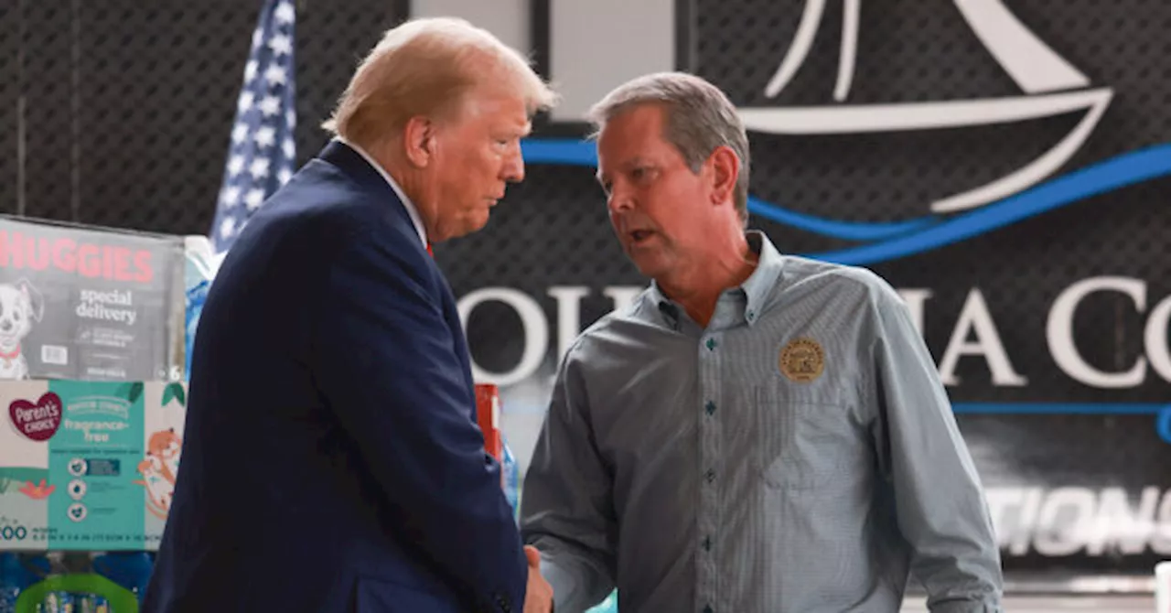 Gov. Kemp Thanks Trump For National Focus On Georgia Hurricane Relief