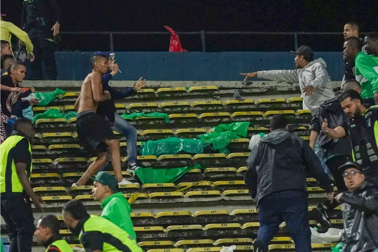 VIDEO: Hinchas de Nacional fueron protagonistas de nueva riña en Pasto