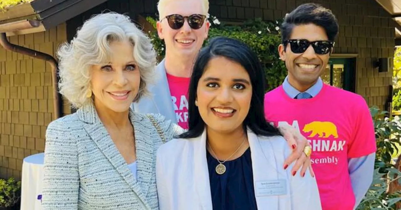 Why actor Jane Fonda is going door-to-door to support local candidates in 2024