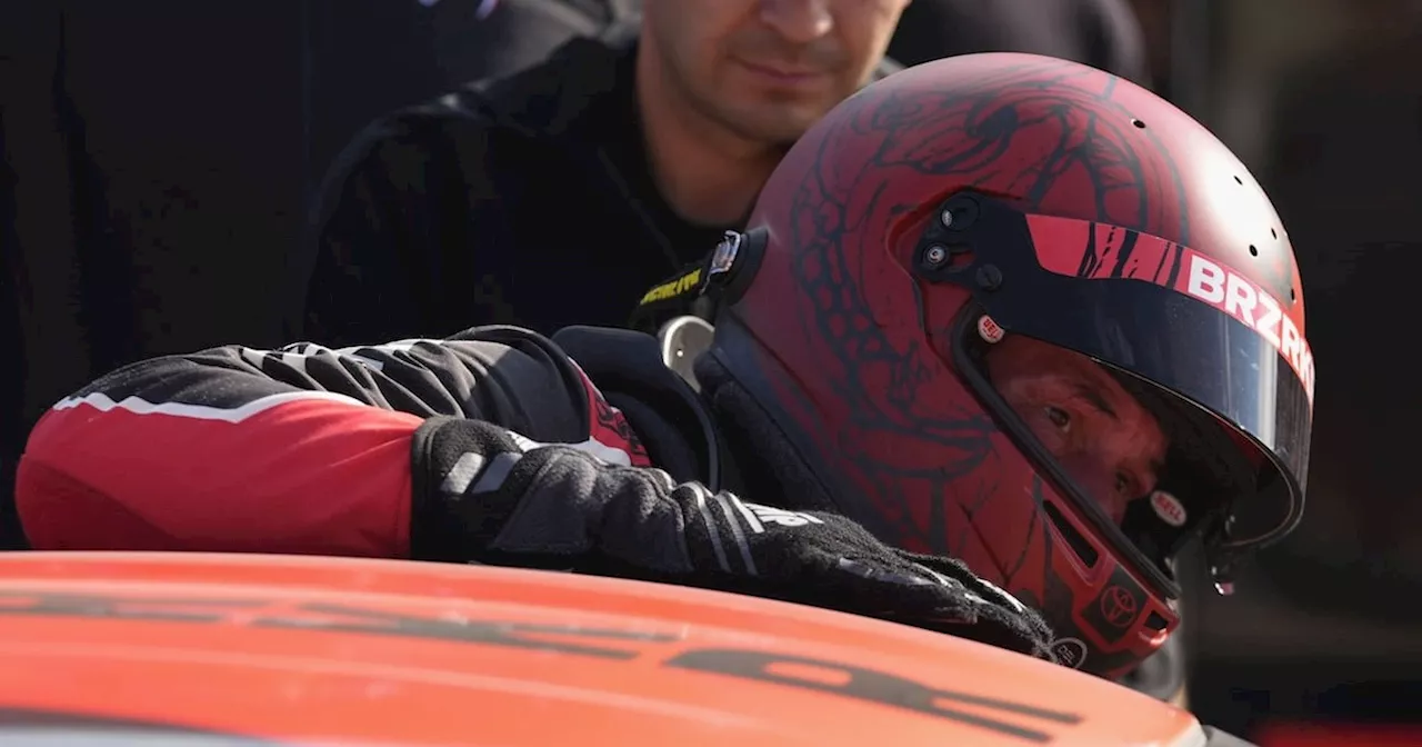 Keanu Reeves spins out at Indianapolis Motor Speedway in pro auto racing debut