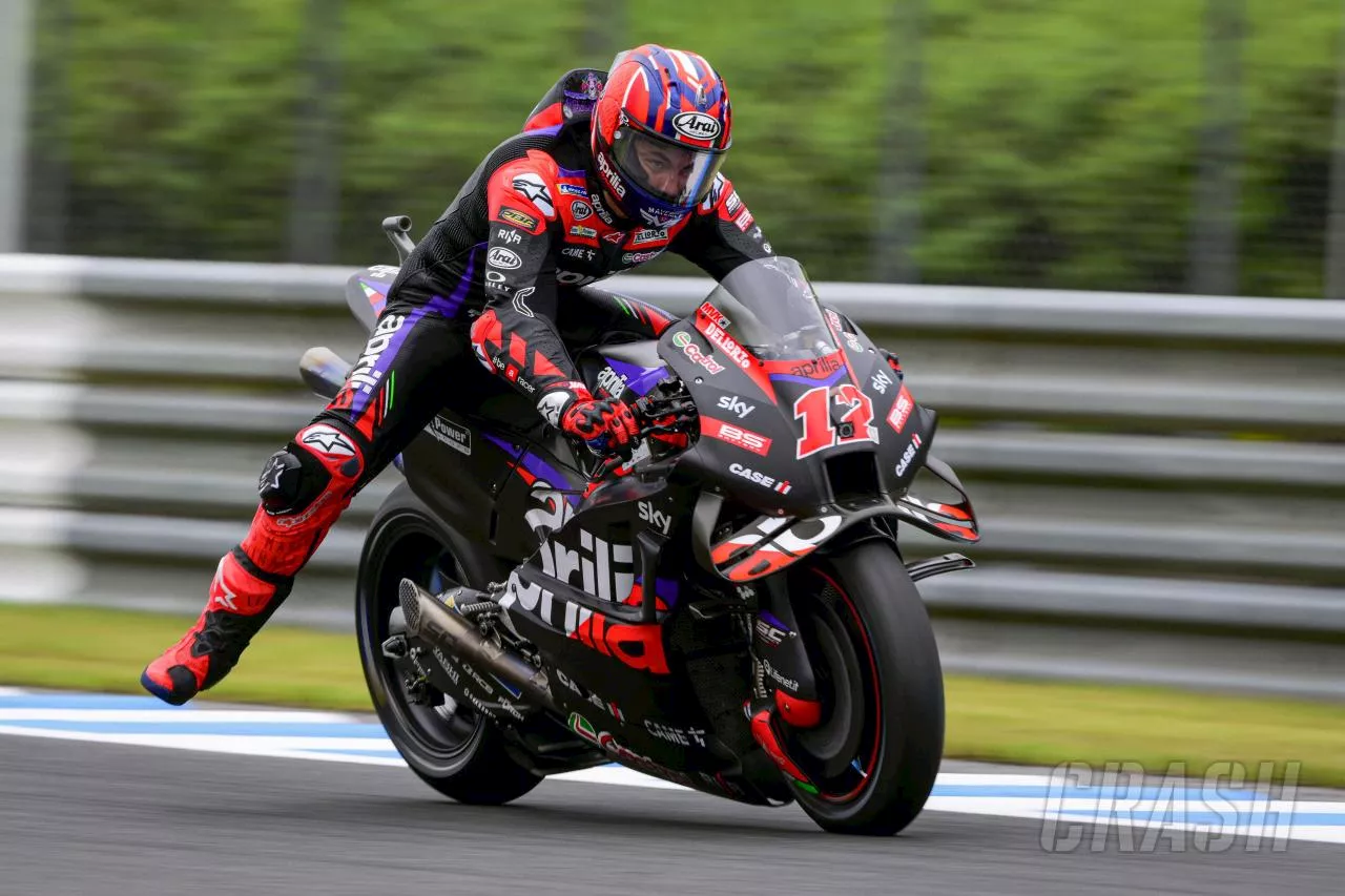 Maverick Vinales victim of ride height device issue in Motegi MotoGP sprint