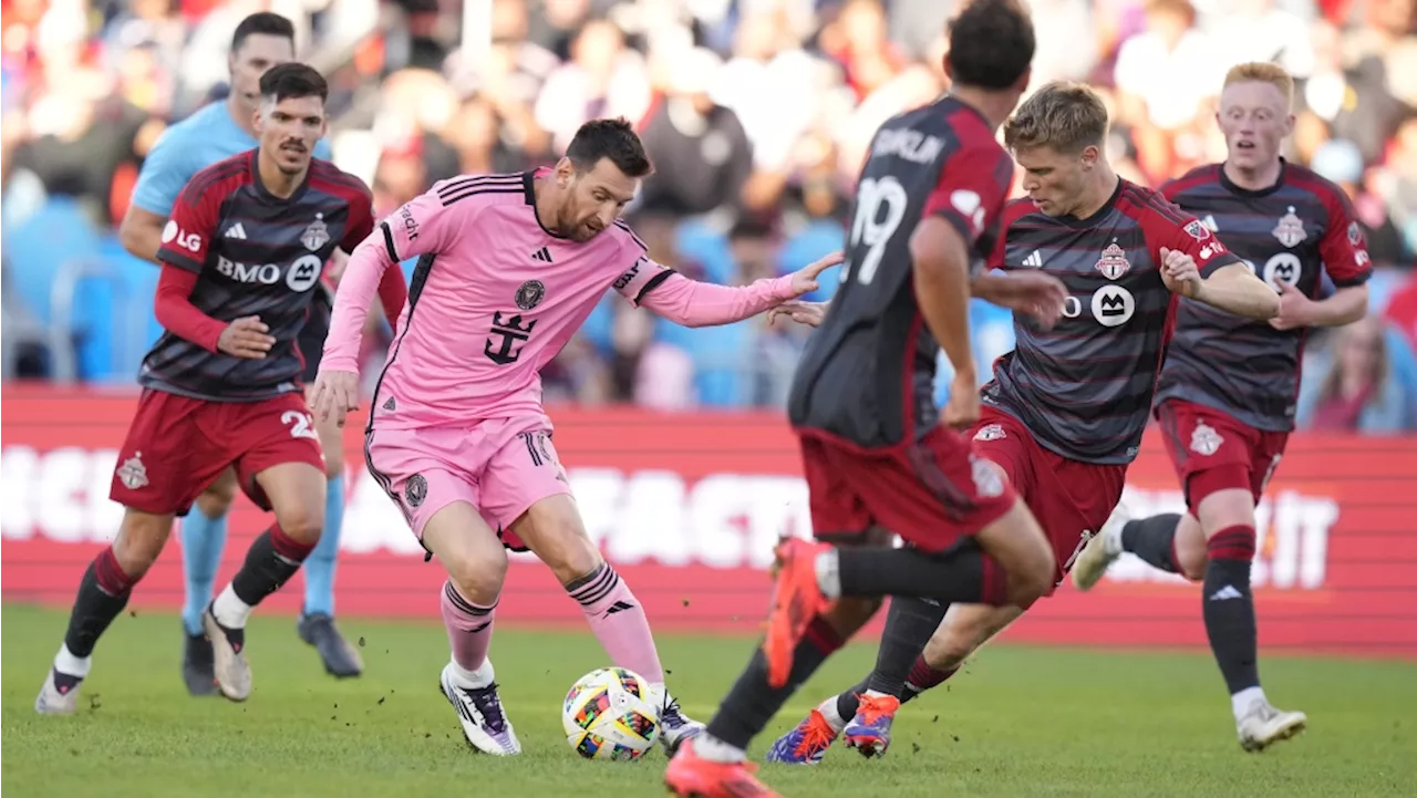 Messi comes on in the second half and Miami scores late winner in Toronto