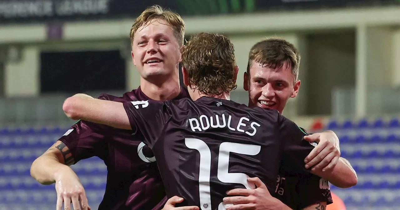 Kye Rowles opens up Hearts players' 'angry' exchanges against Dinamo Minsk