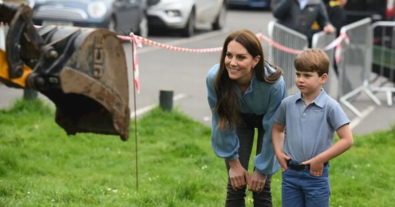 Prince Louis Enjoys Treats And A Digger At Big Help Out Event