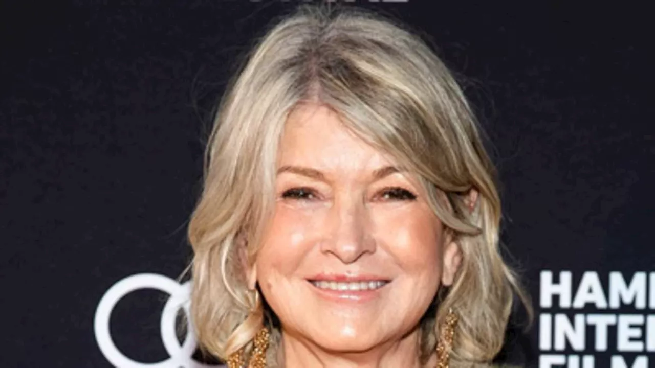 Martha Stewart, 83, is radiant in yellow at screening of Netflix documentary Martha during Hamptons...