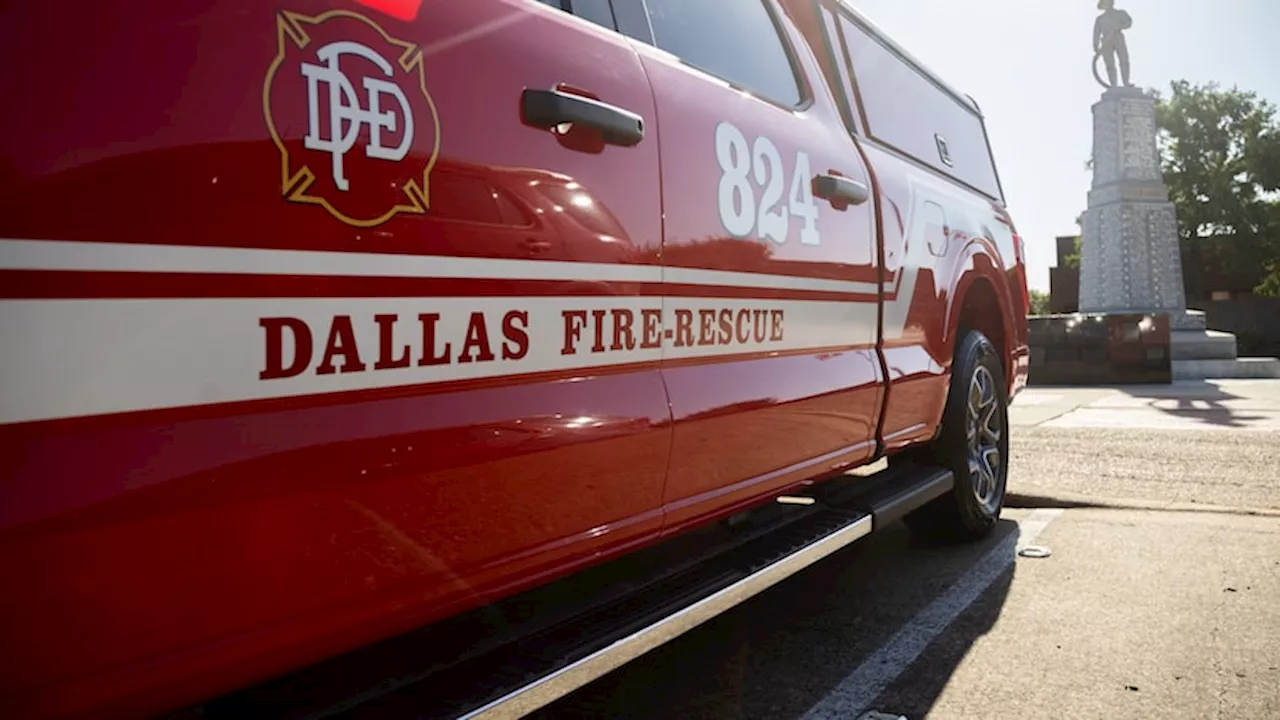 Dallas Fire-Rescue working fire at vacant church building in Lake Highlands