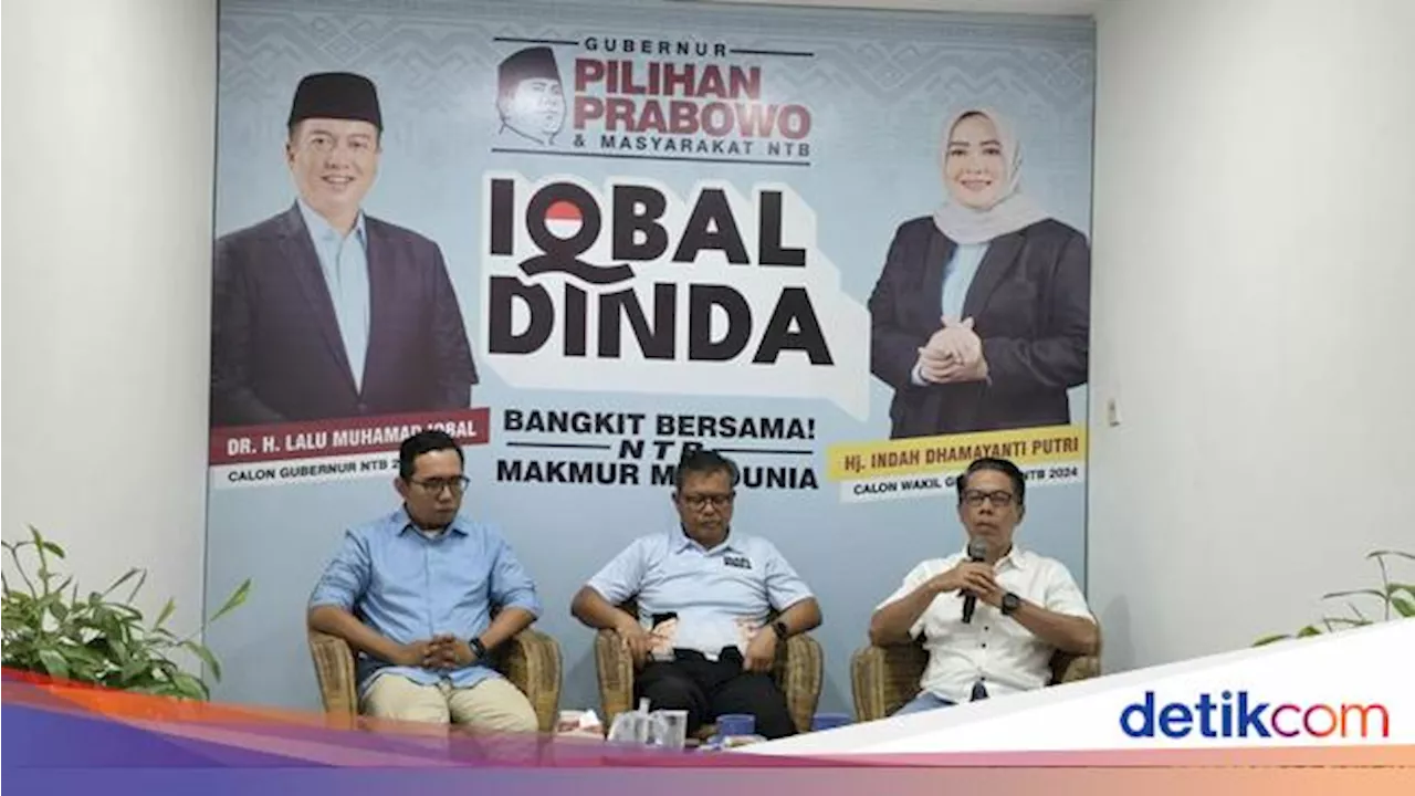 Iqbal-Dinda Janjikan Hibah Rp 500 Juta untuk Tiap Desa di NTB