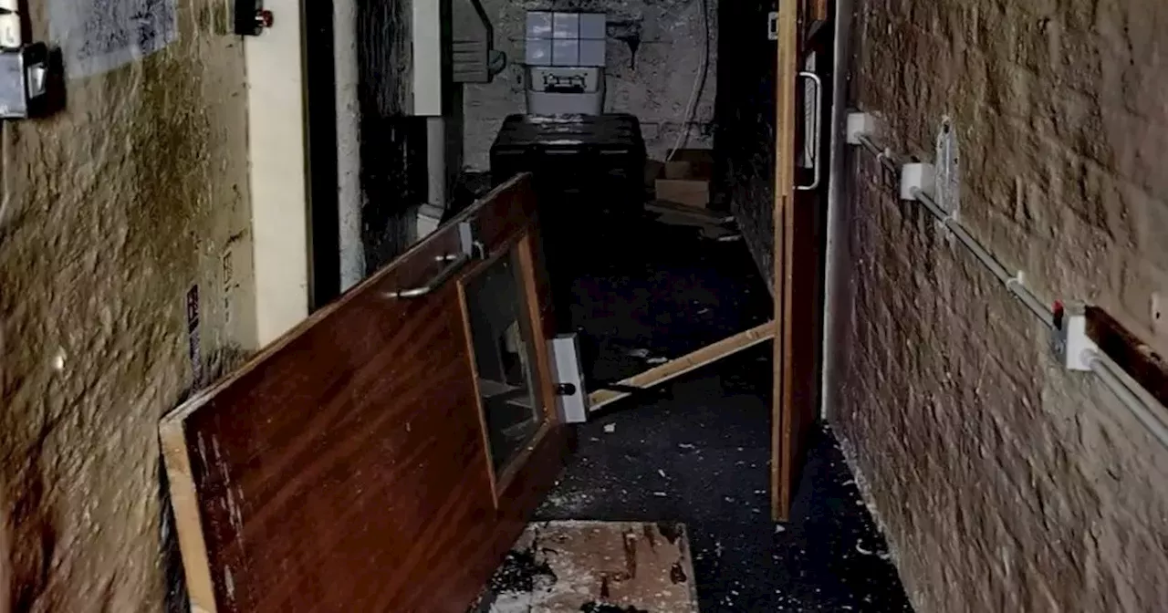 Eerie pictures inside crumbling 'haunted' former police station