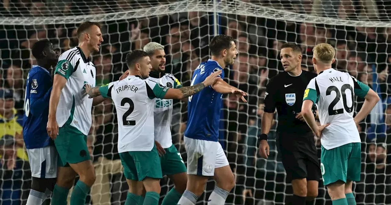 Premier League explain why Dominic Calvert-Lewin was not given Everton penalty against Newcastle