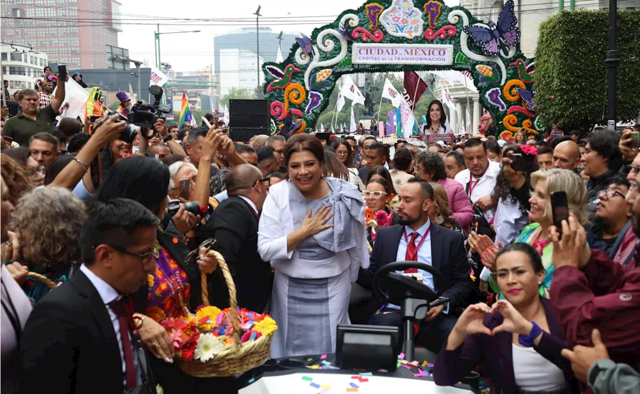 Vecinos de Iztapalapa acompañan a Clara Brugada; recuerdan el trabajo que realizó en la alcaldía