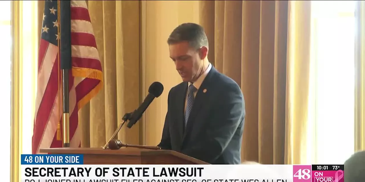 Department of Justice joins lawsuit against the Secretary of State