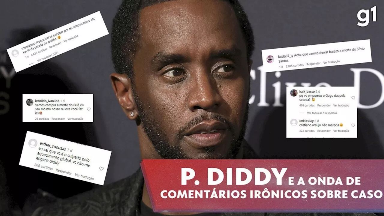 Caso Diddy: psiquiatra explica onda de comentários irônicos envolvendo denúncias a rapper