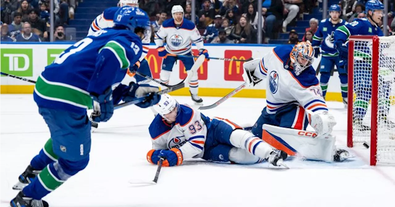 Oilers finish off their pre-season with a 4-1 loss to the Canucks