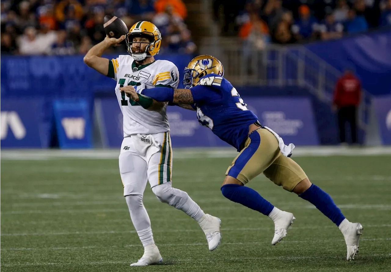 Elks host Riders with CFL playoff chances hanging by a thread