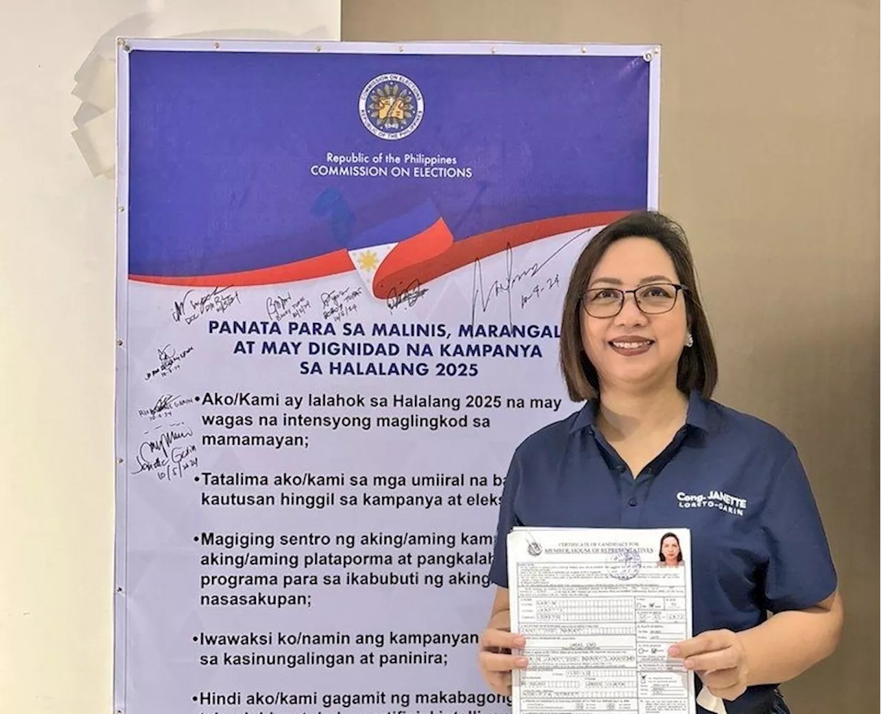 Garin seeks reelection as Iloilo representative 