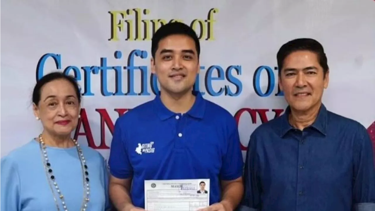 Vico Sotto files COC for third term as Pasig mayor