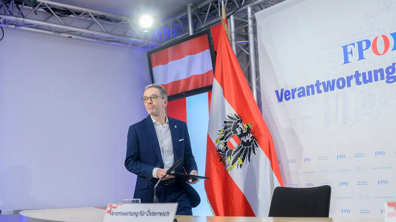 Absage an Verlierer-Koalition - FPÖ-Chef Kickl: 'Das habe ich Van der Bellen gesagt'