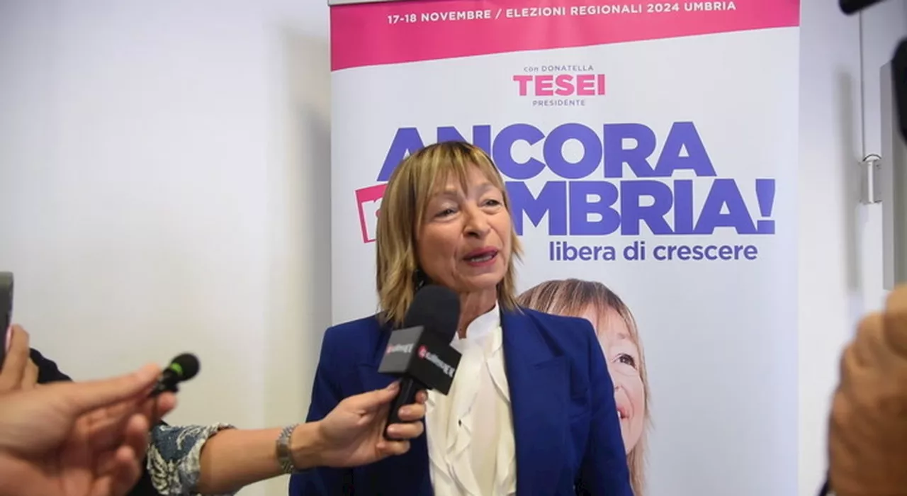 Donatella Tesei apre la campagna elettorale per il suo secondo mandato: «Sanità prioritaria»