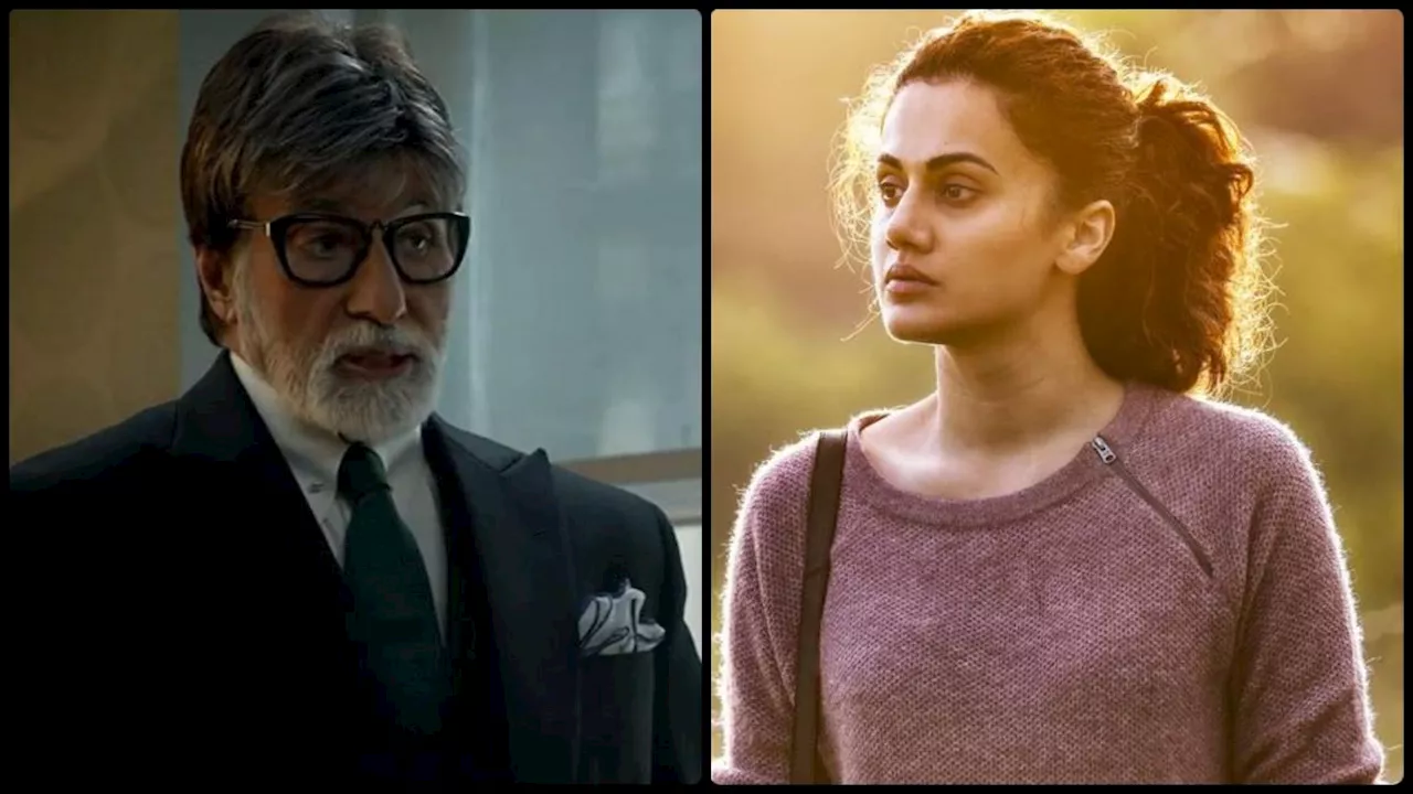 Amitabh Bachchan की जिद के चक्कर में बेहोश हो गई थीं Taapsee Pannu, 'बदला' के सेट पर बिग बी करते थे ये काम