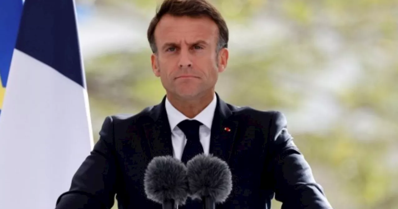 Macron tilda de 'excesivas' las palabras de Netanyahu