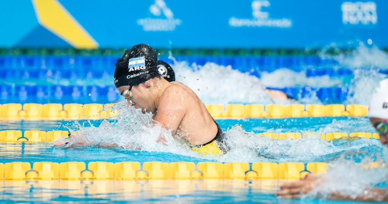 Con Macarena Ceballos como figura, Argentina sumó 14 medallas en el Sudamericano de natación