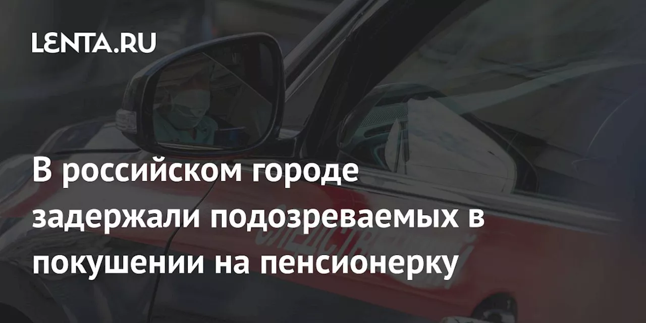 В российском городе задержали подозреваемых в покушении на пенсионерку