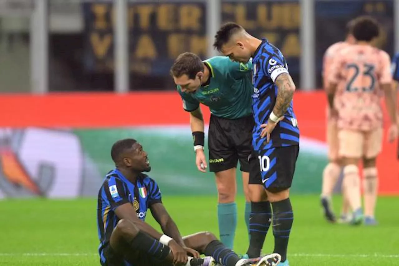 Marcus Thuram : « La cheville a tourné, ça me fait un peu mal »