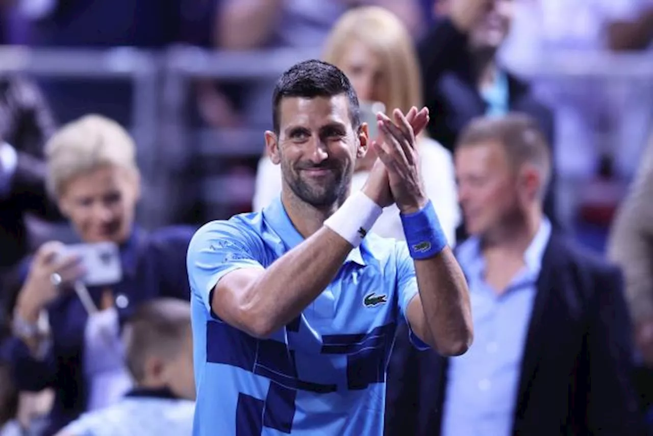 Retour gagnant à Shanghai pour Novak Djokovic, vainqueur d'Alex Michelsen