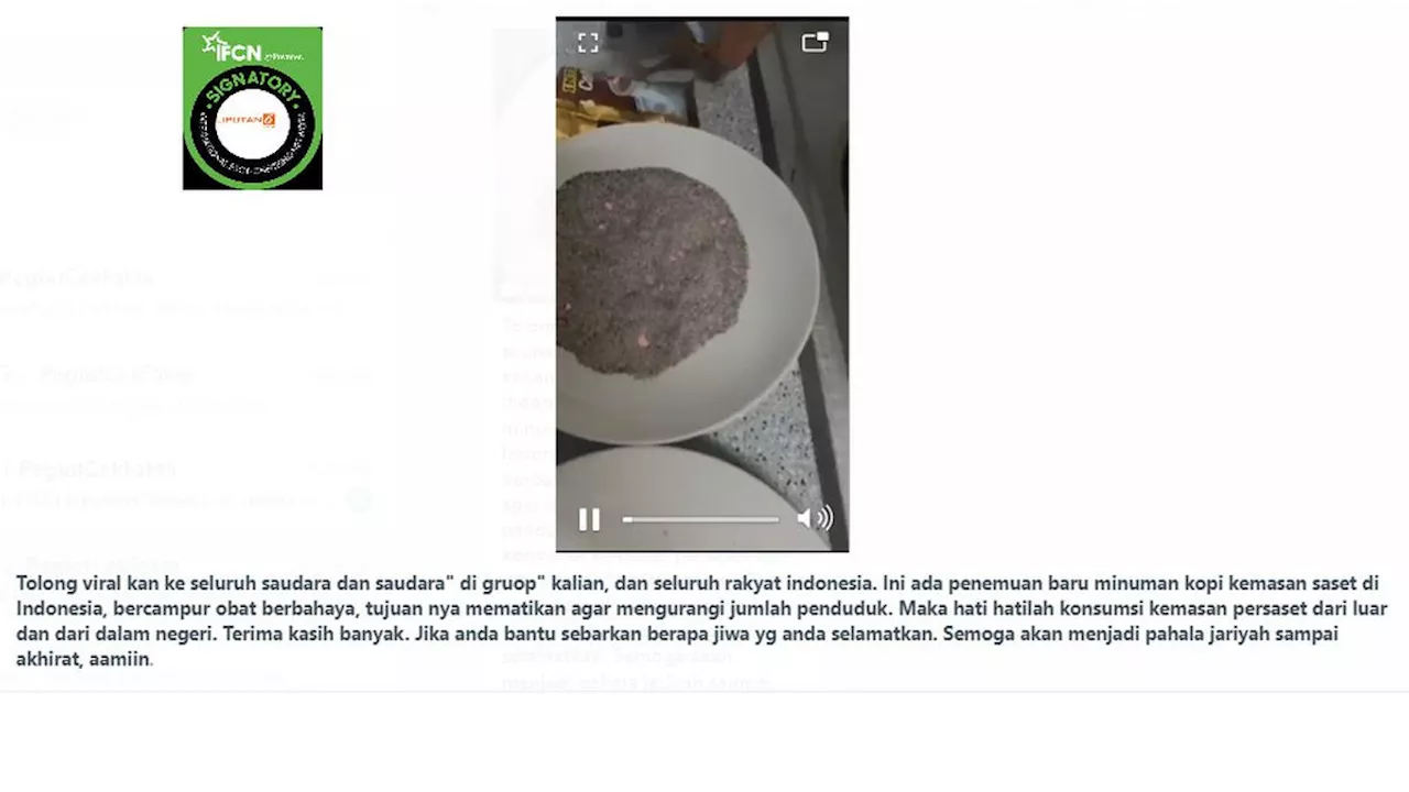 Hoaks Tentang Minuman Berbahaya Masih Beredar, Simak Daftarnya