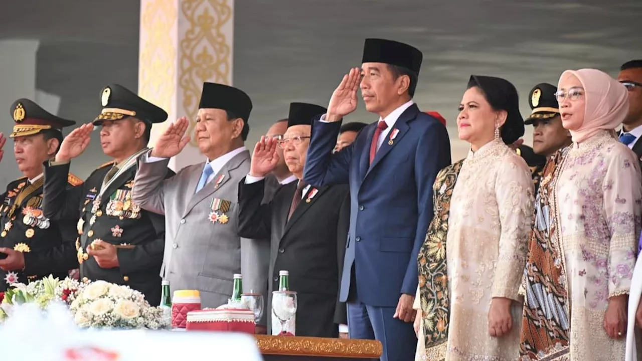 Momen HUT ke-79 TNI, Jokowi Sampaikan Terima Kasih ke Prabowo Subianto