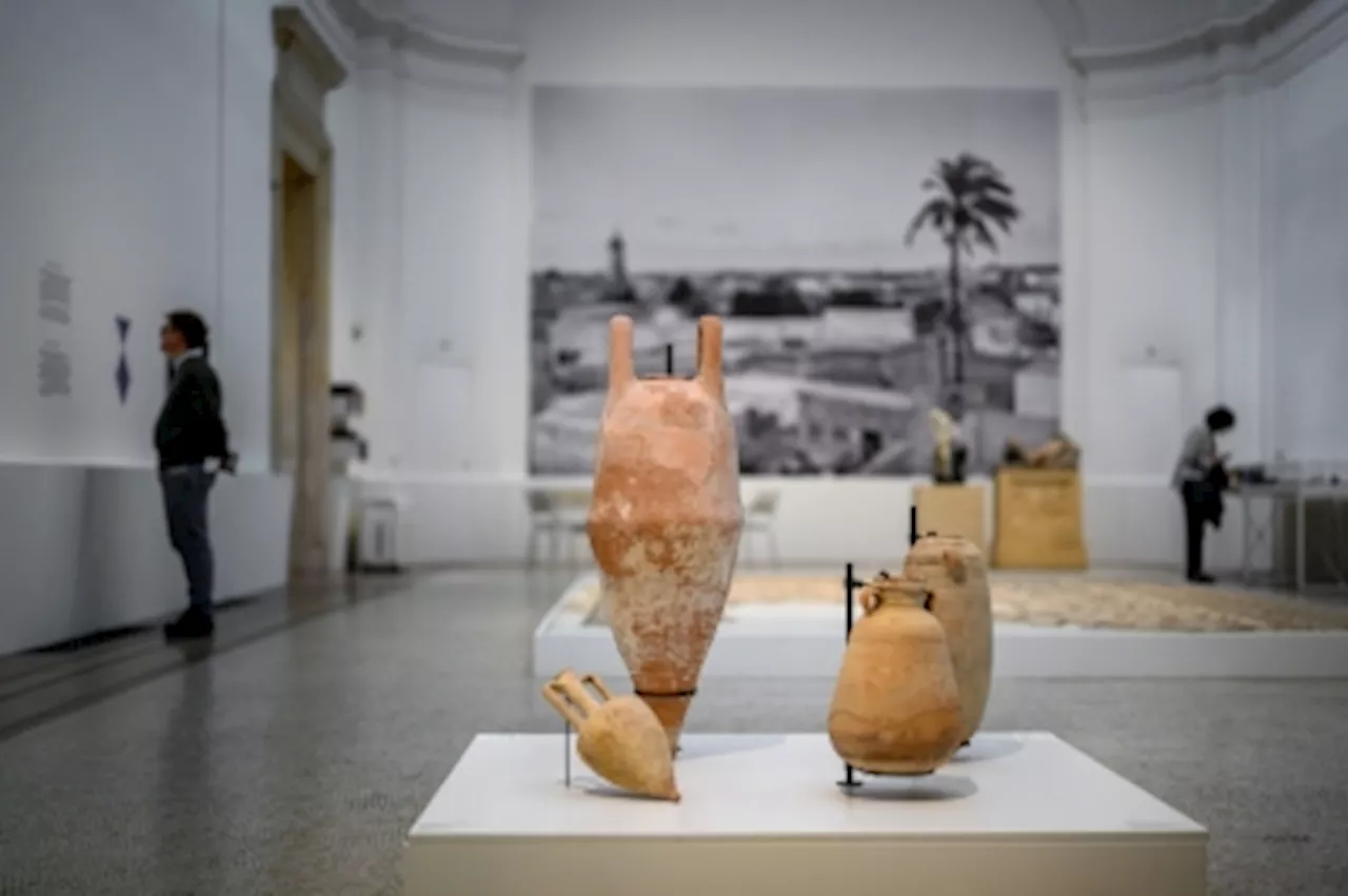 ‘A part of Gaza’s soul’: Geneva exhibition showcases artefacts saved from conflict as war-ravaged cultural sites face destruction