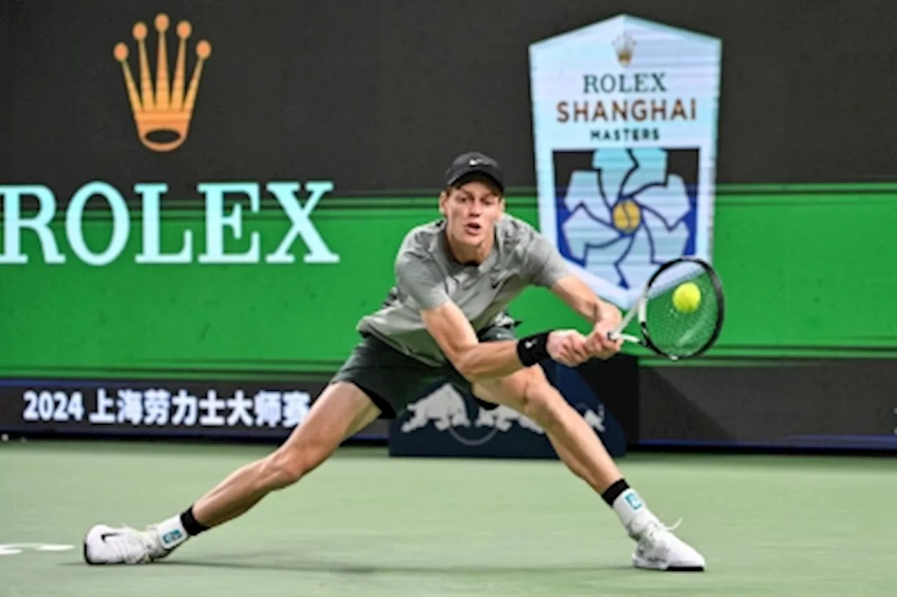 Sinner follows Alcaraz into Shanghai Masters third round with commanding performance as Rublev crashes out