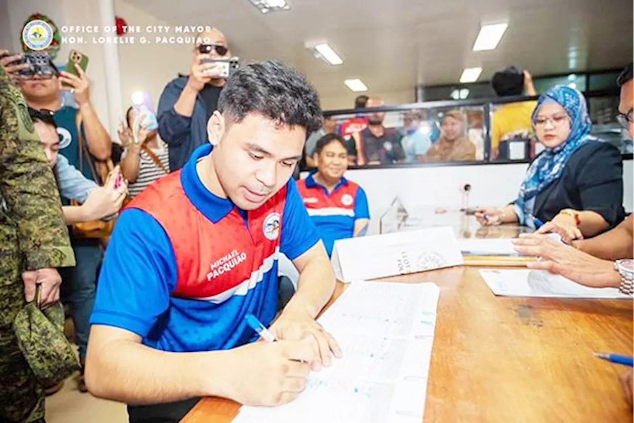 Cotabato City mayor, Pacquiao son, ex-TESDA head file COCs