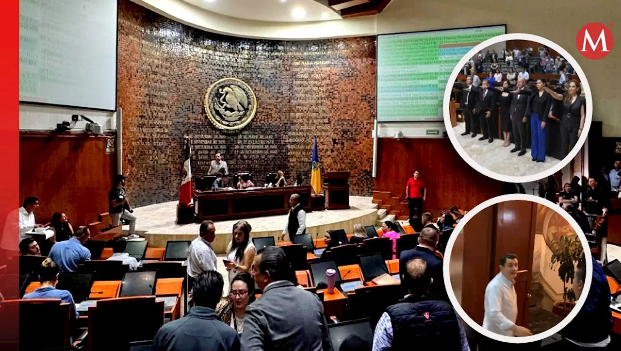 Diputados de Jalisco aprueban nombramientos pese a suspensiones