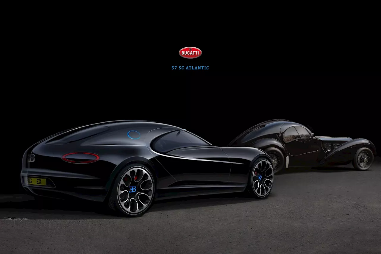 Bugatti reveals unseen design studies including Atlantic 2-door coupe