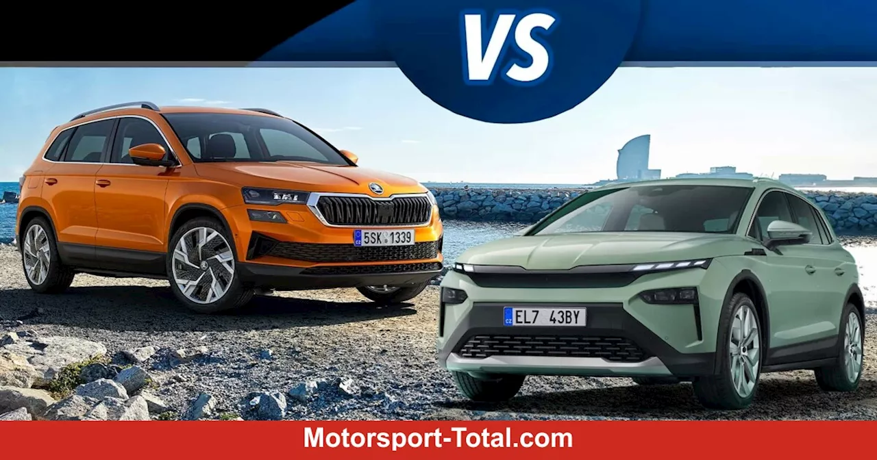 Skoda Elroq vs. Skoda Karoq: Elektro und Verbrenner im Vergleich