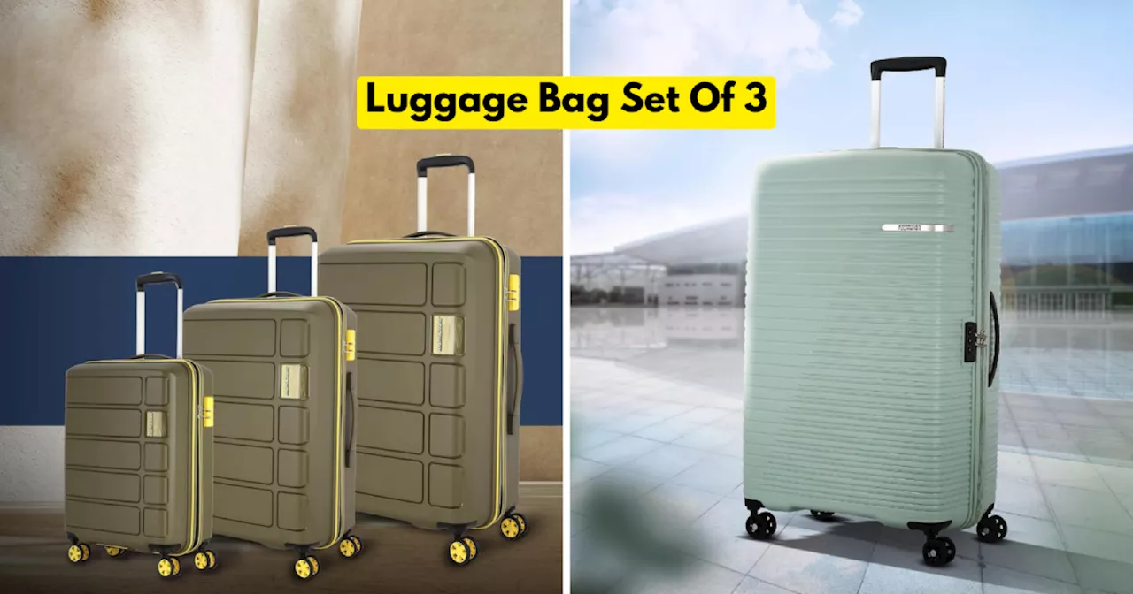 गजब है ये ऑफर! 3 सेट वाले Luggage Bag की कीमत है बेहद कम, Amazon Great Indian Festival से लपक लें ये सुपर डील