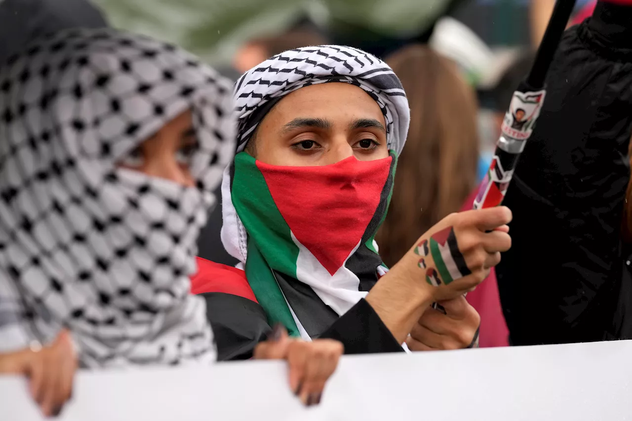 Thousands join pro-Palestinian rallies around the globe as Oct. 7 anniversary nears