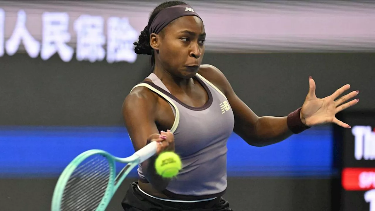 Gauff knokt zich naar finale WTA-toernooi in Peking, ook Muchová finaliste