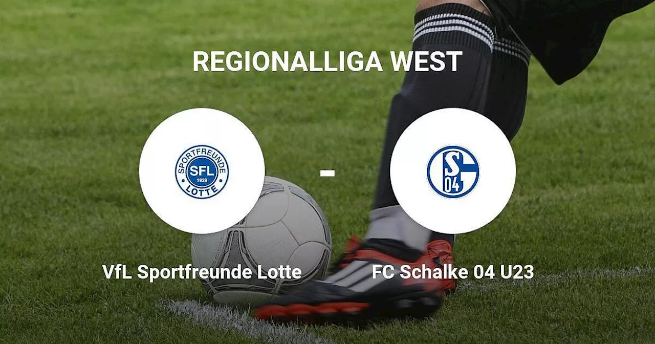 FC Schalke 04 U23 ergibt sich dem VfL Sportfreunde Lotte