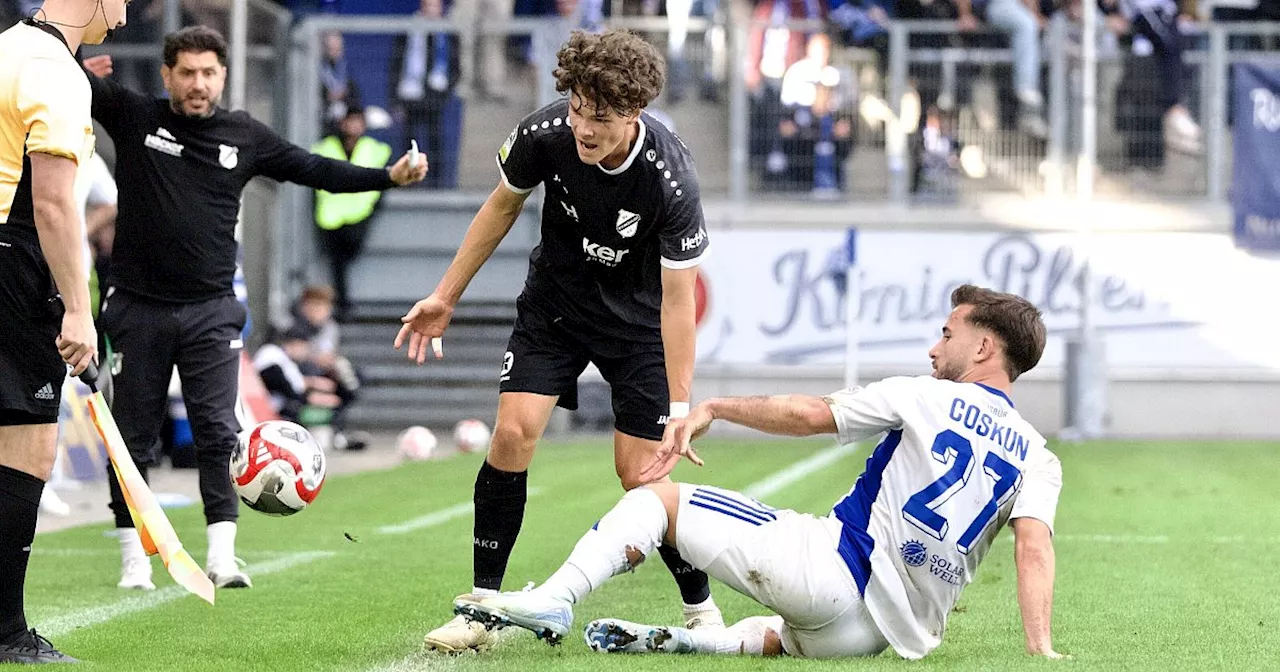 SV Rödinghausen in Duisburg: Pfostenknaller und Tor in der Nachspielzeit