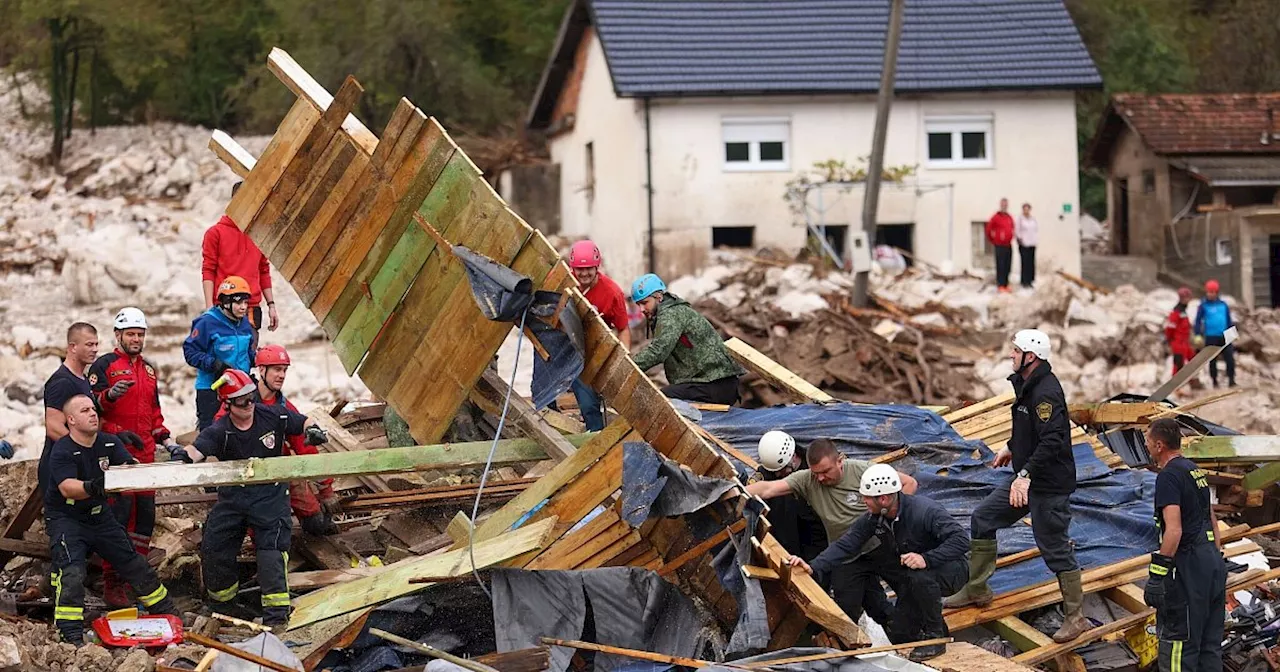 Vermisste nach Überschwemmungen in Bosnien-Herzegowina