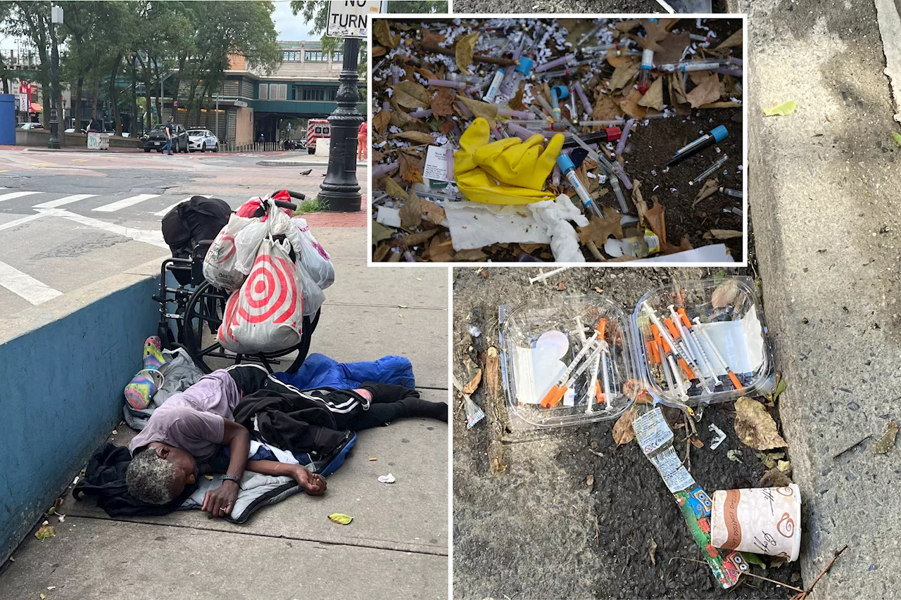 Addicts shoot up, defecate on Bronx street just feet from courthouse: 'Neighborhood is barbaric'