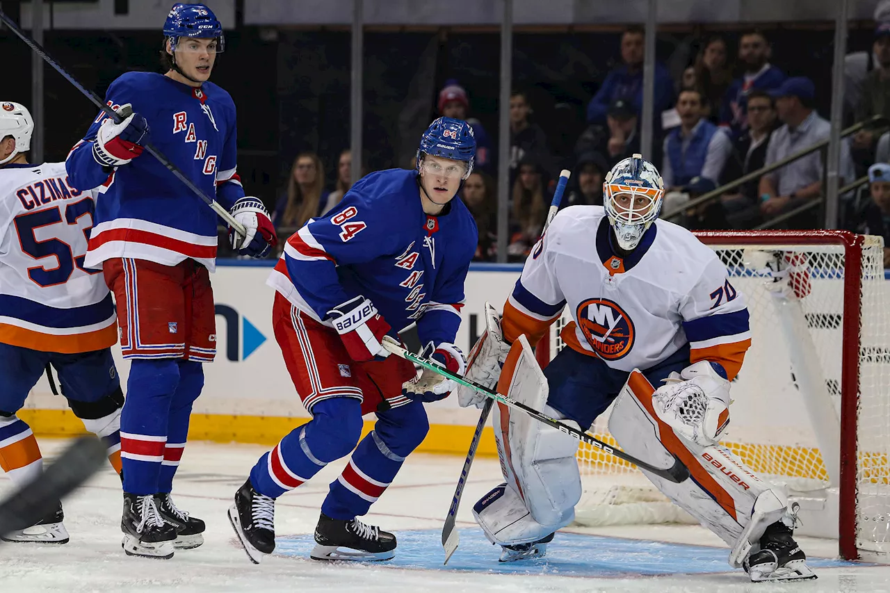 Matt Rempe-Adam Edstrom combo gives Rangers size, energy on fourth line