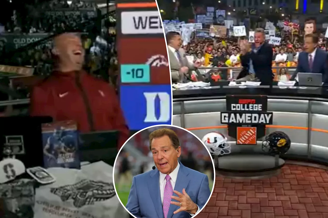 Nick Saban zings 'College GameDay' teammate with brutal 'girlfriend' clap back