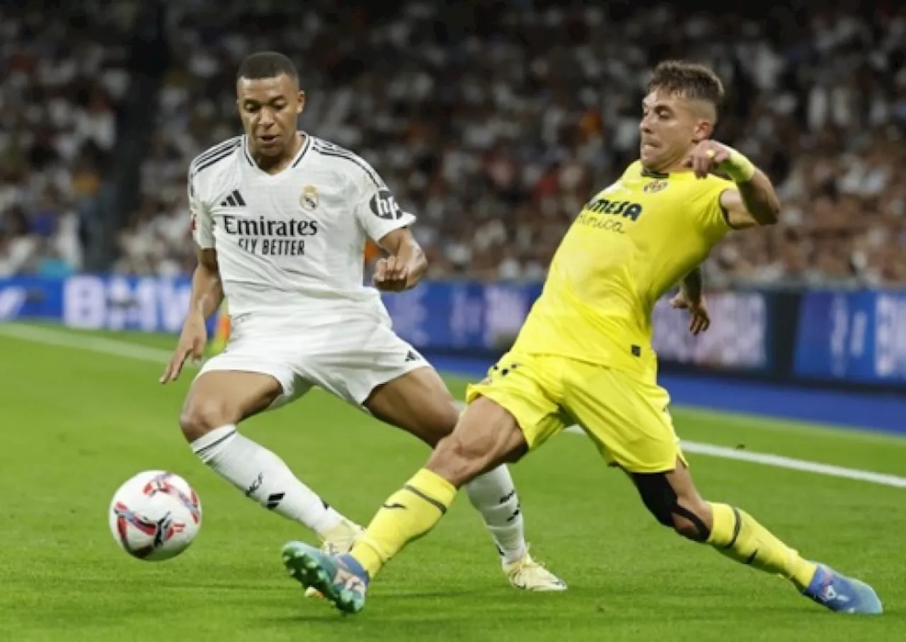 Le Real Madrid toujours sans Courtois en gestion face à Villarreal, Mbappé titulaire