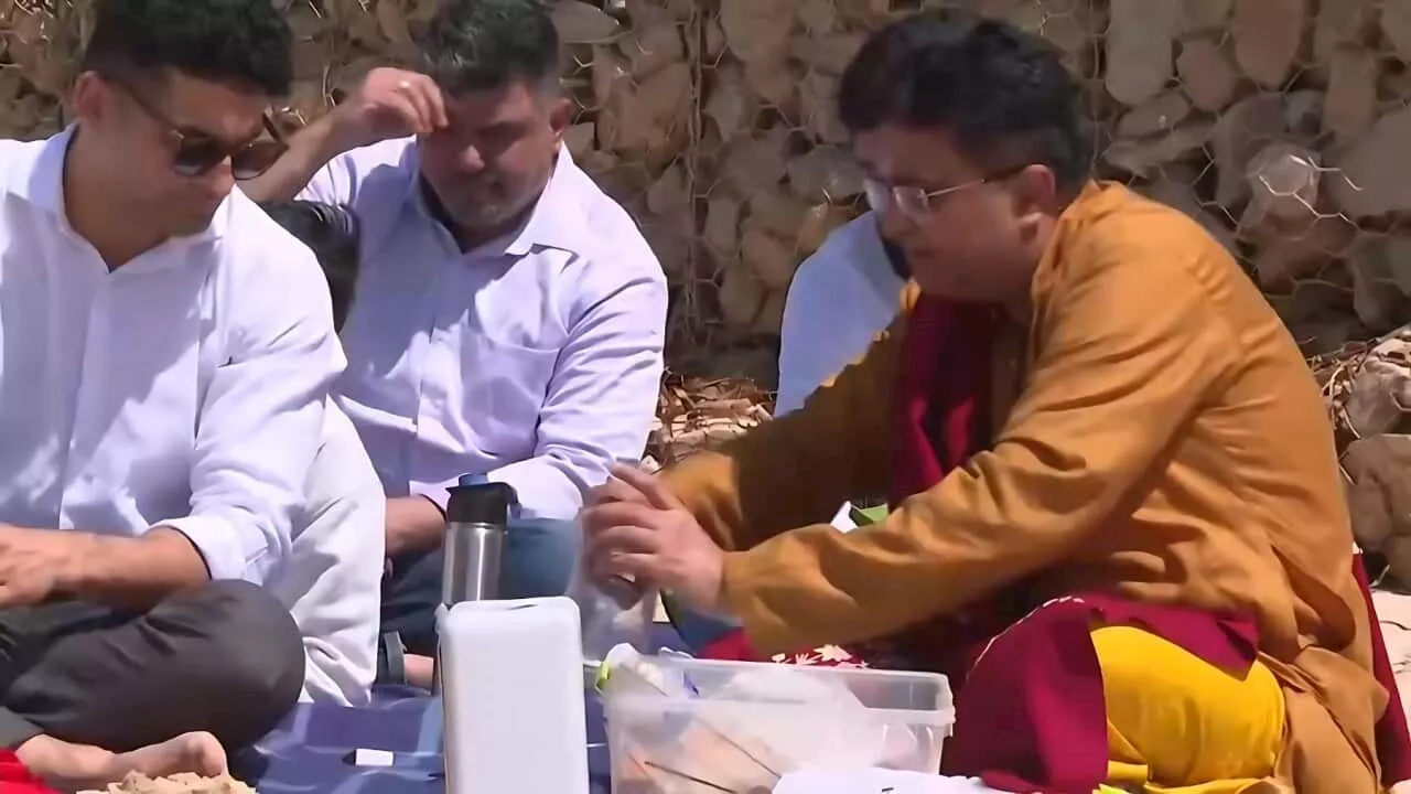 A small Adelaide beach becomes part of an ancient ritual