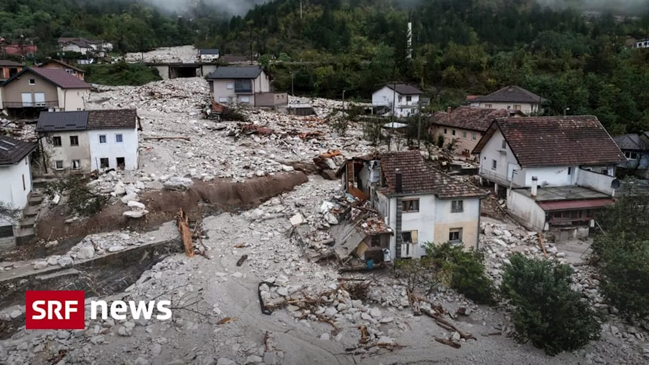 Erdrutsche in Bosnien-Herzegowina: Mehrere Tote und Vermisste